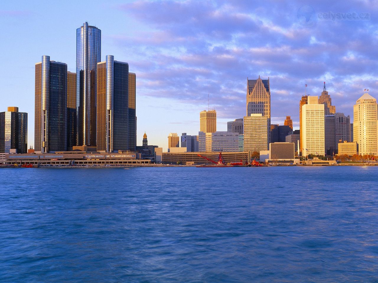 Foto: Detroit At Sunrise, Michigan