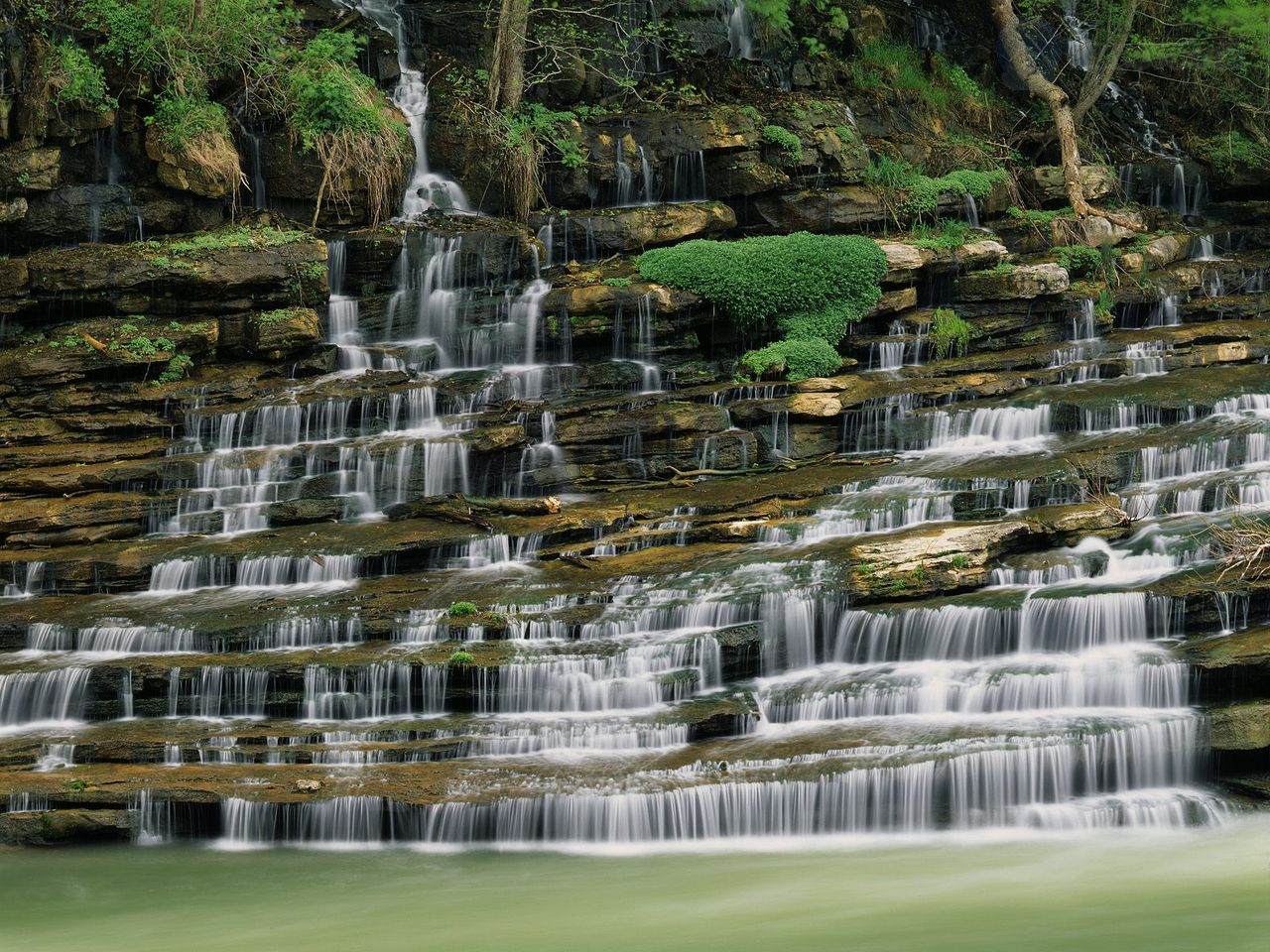 Foto: Great Falls, Caney Fork River, Rock Island State Park, Tennessee