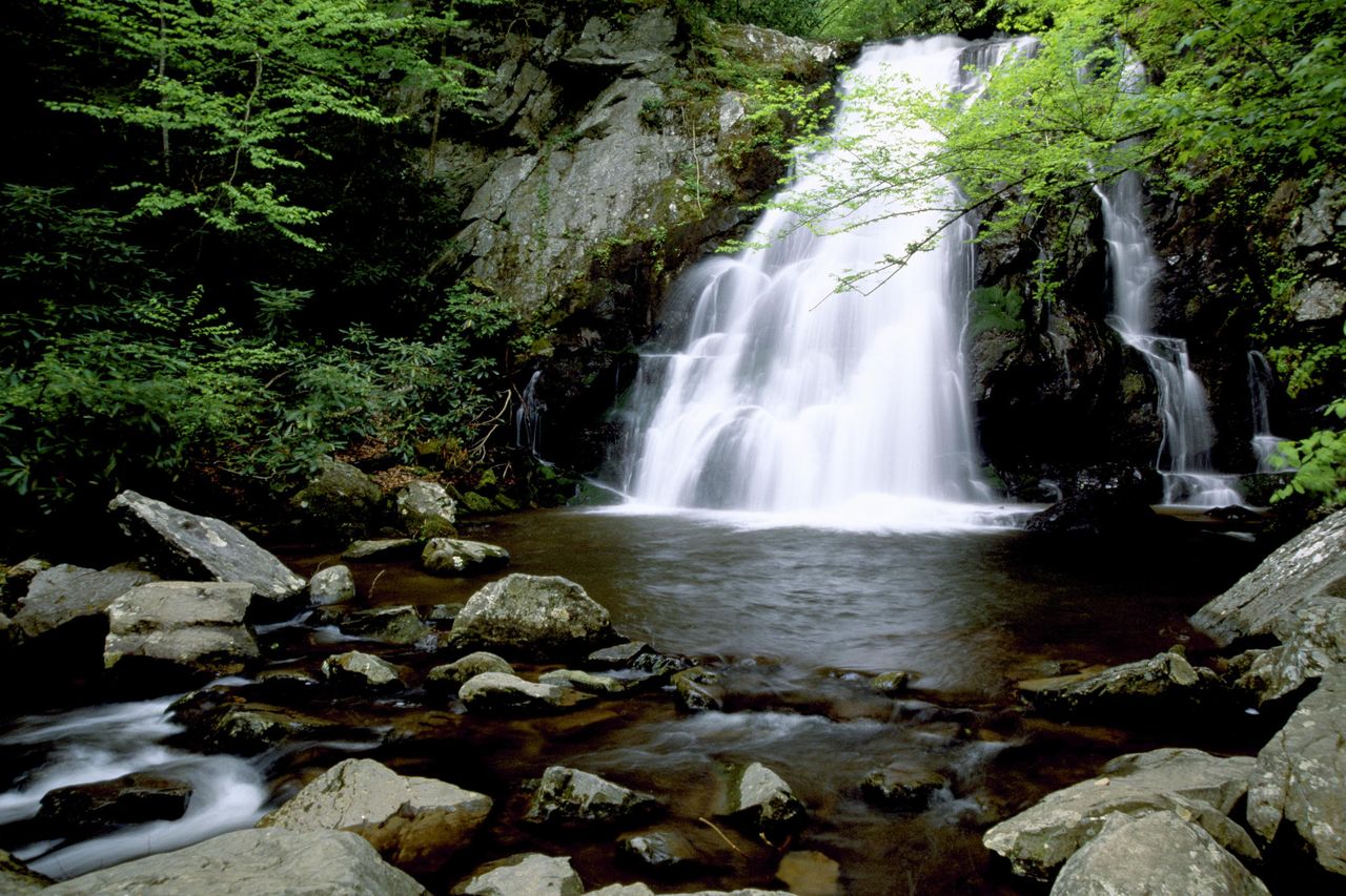 Foto: Smoky Mountains Waterfall, Tennessee