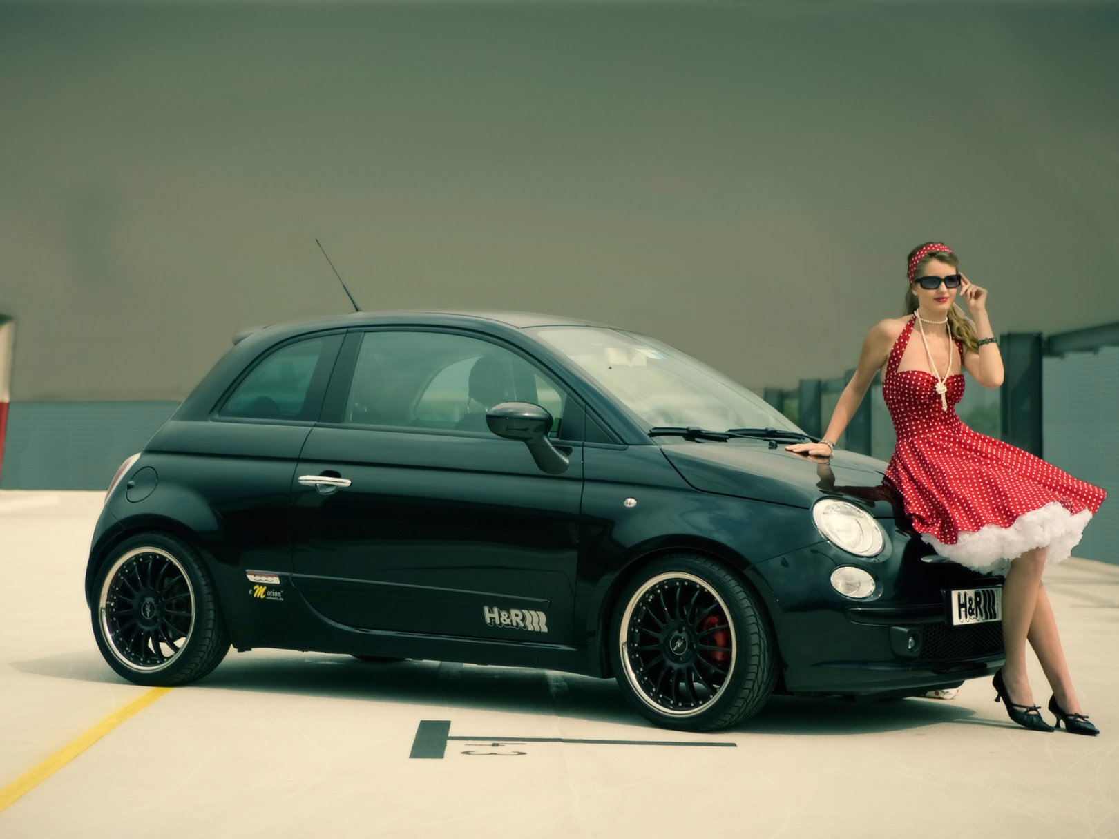 Foto: HR Springs Fiat 500 Woman   Side 2 (2008)