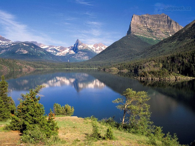 Foto: Sun Point View Of Saint Marys Lake, Glacier National Park Montana