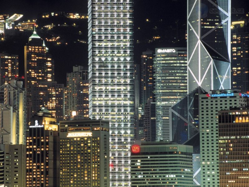 Foto: Night Lights, Hong Kong, China