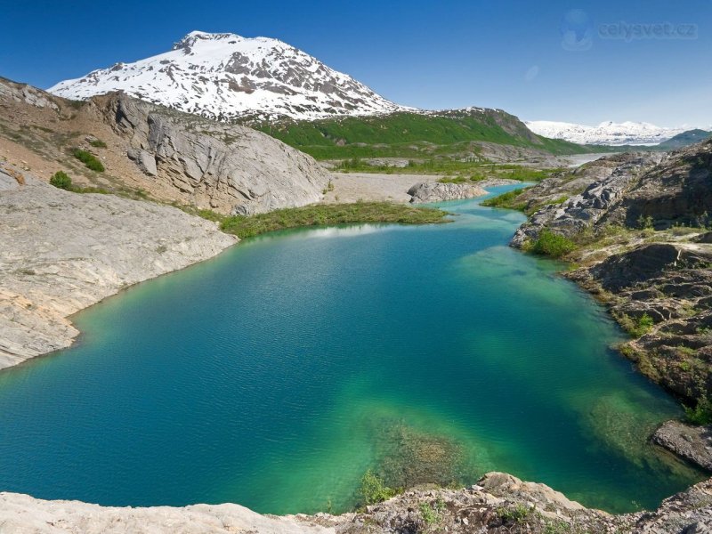 Foto: Lake Along The Alsek River, British Columbia, Canada