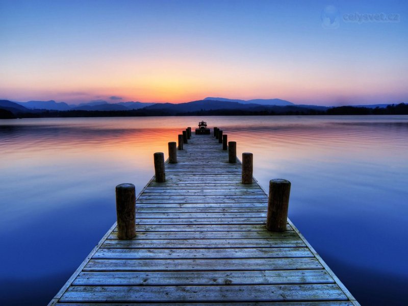 Foto: Boat Jetty, Windermere, Lake District, Cumbria, England